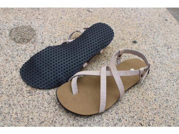 BAREFOOT HECTOR color MARFIL envejecido, suelas NO VIBRAM,  genericas marca Analco, 4mm [2]