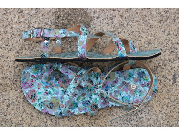 BAREFOOT HECTOR color AURORA MARINA, sandalias para mujer y hombre, calzado descalzo, sandalias veganas, eco-friendly, barefoot.