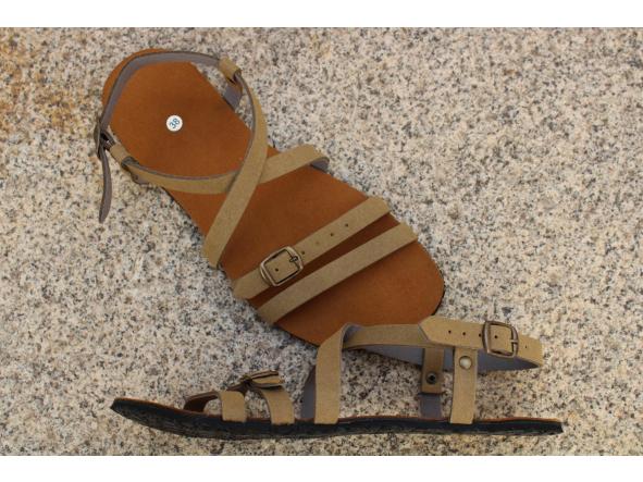 BAREFOOT HECTOR color HOJARASCA, sandalias para mujer y hombre, calzado descalzo, sandalias veganas, eco-friendly, barefoot. [2]