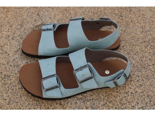 BAREFOOT CHAD color CELESTE SUEDE -  SUELAS DE TRANSICION HACIA BAREFOOT.  SUELAS EVA - MODELOS DESCATALOGADOS [1]
