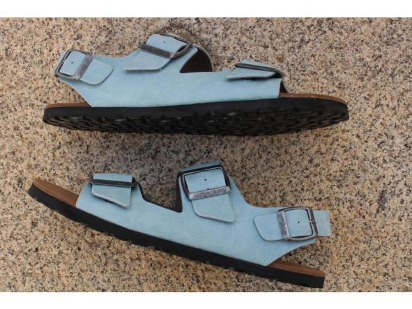 BAREFOOT CHAD color CELESTE SUEDE -  SUELAS DE TRANSICION HACIA BAREFOOT.  SUELAS EVA - MODELOS DESCATALOGADOS [2]