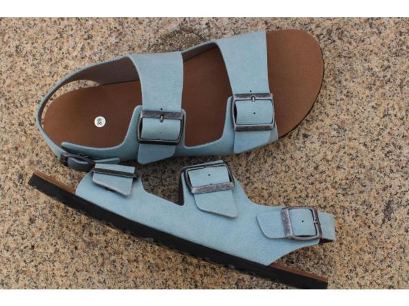 BAREFOOT CHAD color CELESTE SUEDE -  SUELAS DE TRANSICION HACIA BAREFOOT.  SUELAS EVA - MODELOS DESCATALOGADOS
