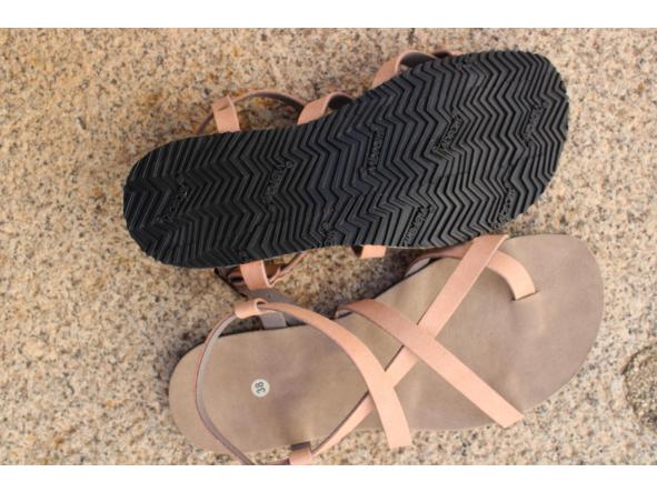 BAREFOOT HECTOR color Piel, con suela "LISK" de VIBRAM 4mm [3]