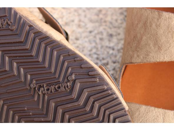 BAREFOOT TRANSICION CHAD color taupe envejecido, con suela "LISK" MARRON de VIBRAM transición 10mm [2]