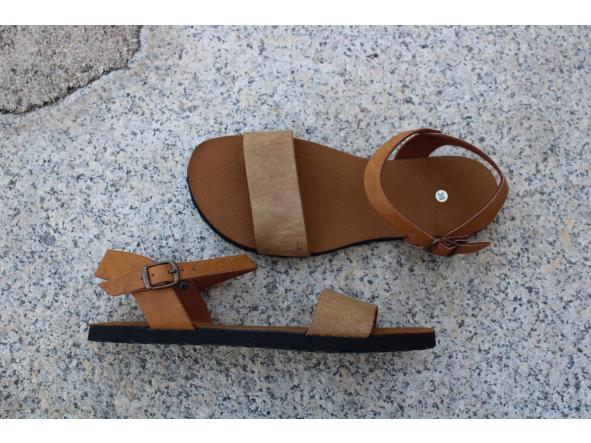 BAREFOOT de transición, PARÍS, Colores Tostado y Piedra, -  SUELAS DE TRANSICION HACIA BAREFOOT.  SUELAS EVA - MODELOS DESCATALOGADOS