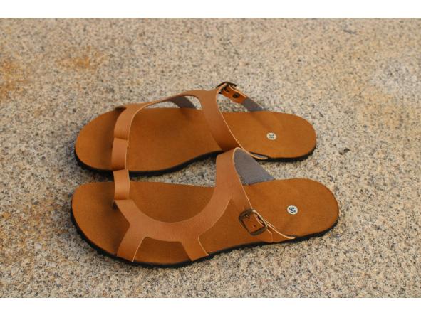 BAREFOOT LUNA, Color CAMEL, con suela TANK, 6mm de VIBRAM [0]