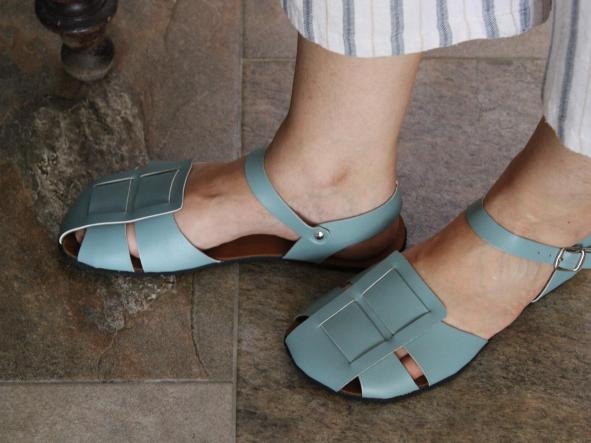 BAREFOOT LUMEN color CELESTE, sandalias para mujer y hombre, calzado descalzo, sandalias veganas, eco-friendly, barefoot. [3]