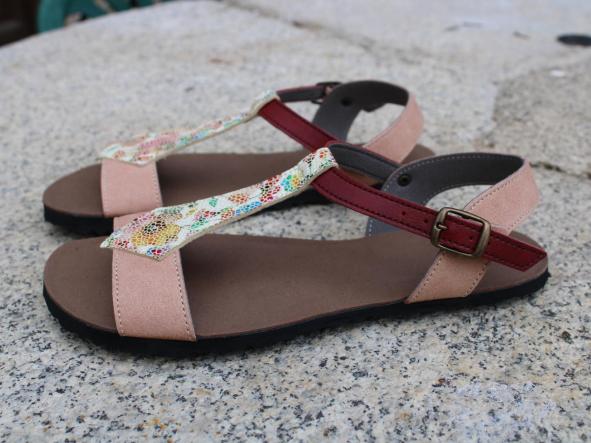 MODELO VERSALLES,  COMBINACION COLORES, SUELAS DE TRANSICION HACIA BAREFOOT DE 1CM DE GROSOR  SUELAS EVA - MODELOS DESCATALOGADOS [0]