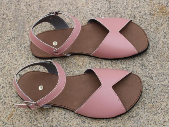 BAREFOOT AGUILAR color rosa, sandalias para mujer y hombre, calzado descalzo, sandalias veganas, eco-friendly, barefoot. [2]