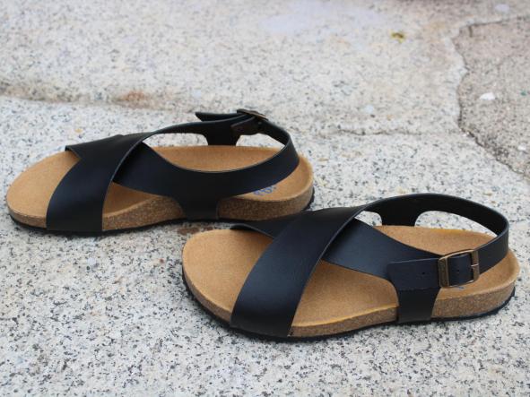 ANATÓMICA, MEXICO color negro, sandalias para mujer, sandalias veganas, eco-friendly, sin productos de origen animal, moda vegana, zapatos sostenibles, calzado ético. [3]
