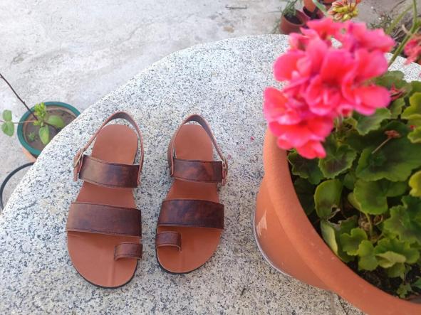 BAREFOOT ODISEA color Óxido, sandalias para mujer y hombre, calzado descalzo, sandalias veganas, eco-friendly, barefoot. [0]
