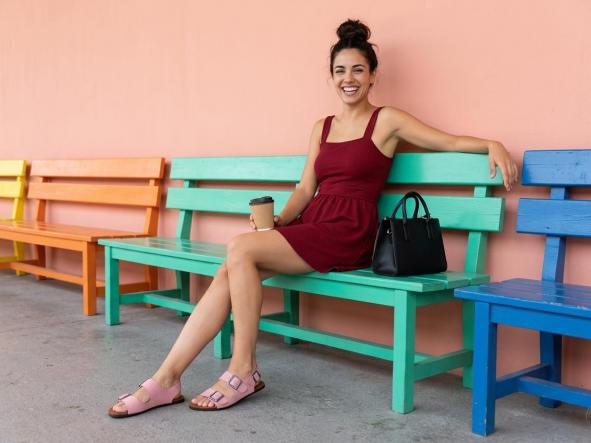 BAREFOOT CHAD color ROSE, sandalias para mujer y hombre, calzado descalzo, sandalias veganas, eco-friendly, barefoot. [3]