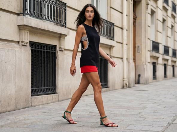 BAREFOOT CAROL, COLORVERDE Y ROJO, sandalias para mujer y hombre, calzado descalzo, sandalias veganas, eco-friendly, barefoot. [1]