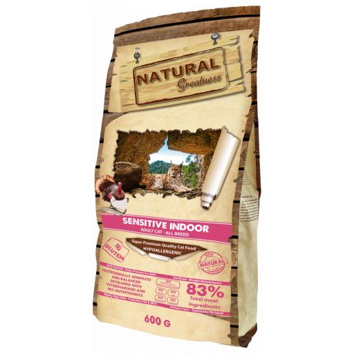 Natural Greatness Receta Sensitive Indoor Superpremium