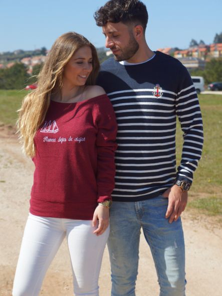 Sudadera de mujer Nunca dejes de viajar [2]