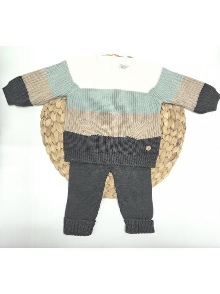 Conjunto bebé punto  Pearl Knit de Pangasa. [0]