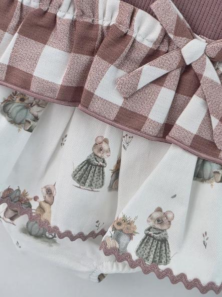 Conjunto de niña familia Lana de YOEDU. [2]