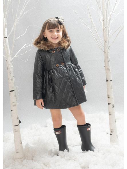 Abrigo niña negro de  Basmarti 