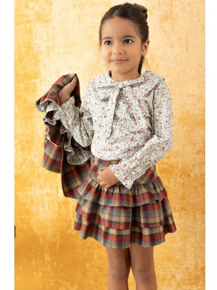 conjunto de niña falda + chaleco+ camisa de Basmarti [1]