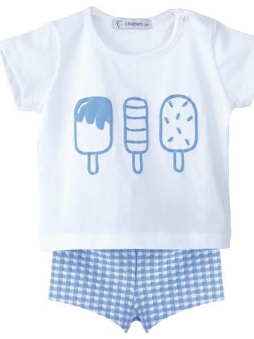 Camiseta de niño con bañador Helados de Calamaro.