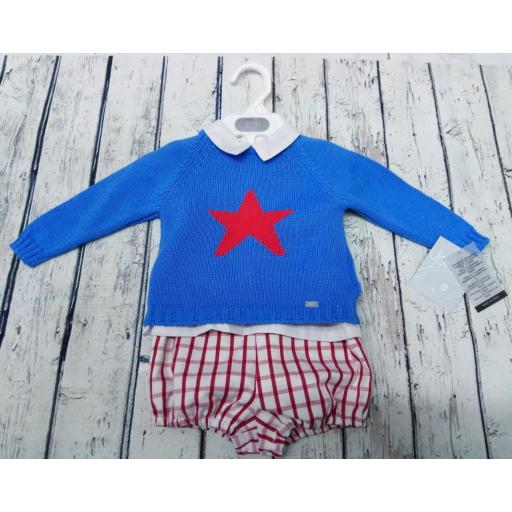 Conjunto Baby azulón jersey Estrella de Yoedu. [0]