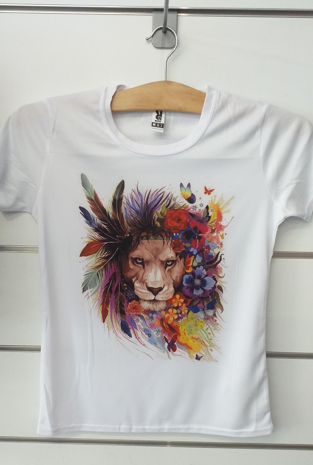 Camiseta leona.