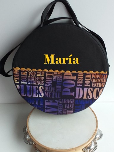 Funda Pandereta Folk
