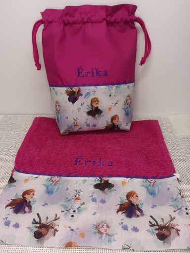 Toalla- Bolsa merienda Frozen [1]