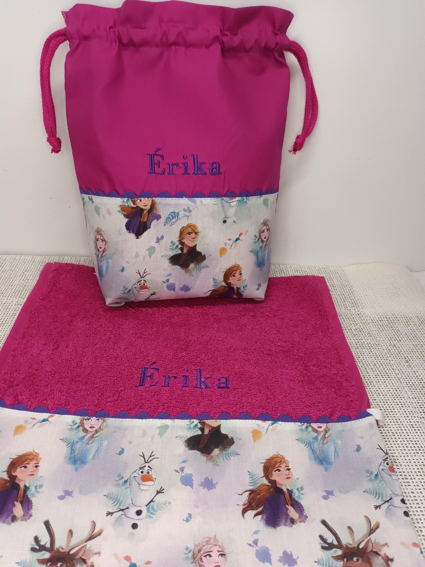 Toalla- Bolsa merienda Frozen