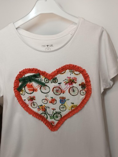 Camiseta corazón bicicleta. [1]