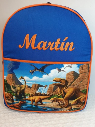 Mochila Dinosaurios Martín.