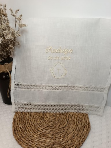 Toalla Bautizo crudo. [1]