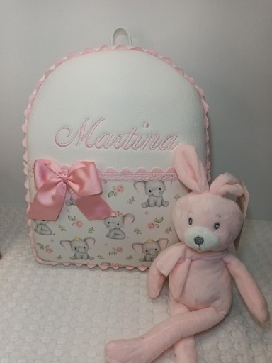 Mochila Elefantes rosa