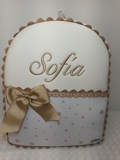 Mochila Estrellas Maquillaje y Camel. [1]