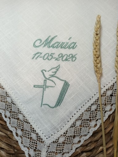 Pañuelo Biblia Paloma y Cruz 