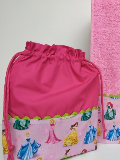 Toalla - Bolsa Princesas Disney