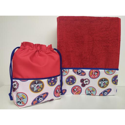 Toalla - bolsa  Mickey Mouse [2]