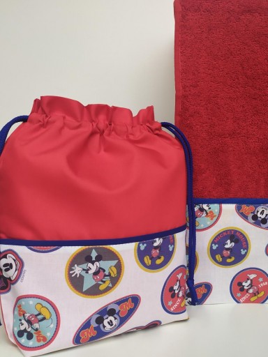 Toalla - bolsa  Mickey Mouse