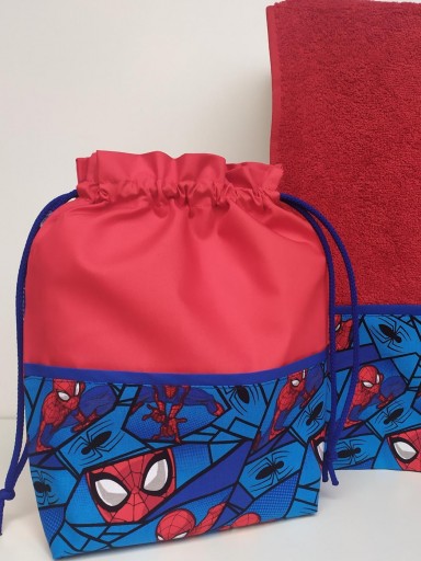 Toalla - Bolsa Spiderman