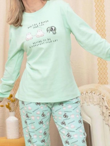 Pijama mujer Yoga Cat.