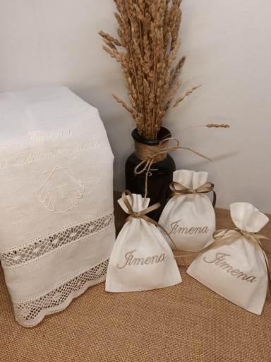 Conjunto de Bautizo Pía.