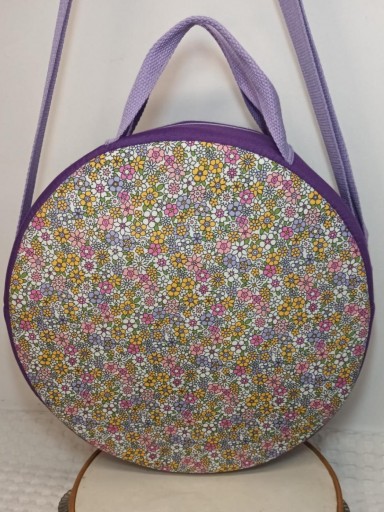 Funda Pandereta Flor/ mostaza [3]