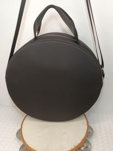 Funda Pandereta vichy B/N [2]