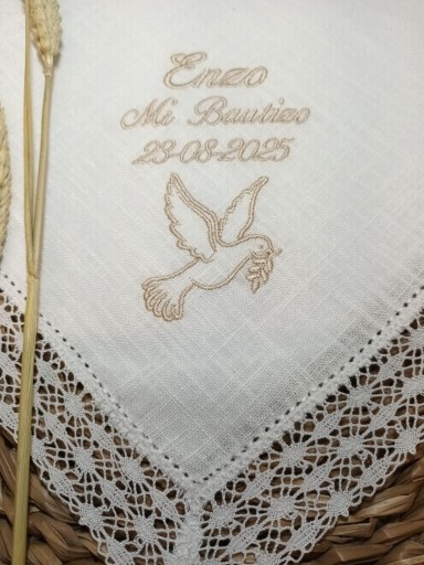 Pañuelo Óliver Mi Bautizo y Paloma [3]