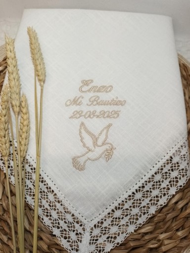 Pañuelo Óliver Mi Bautizo y Paloma [2]