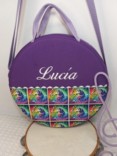 Funda Pandereta Unicornios.