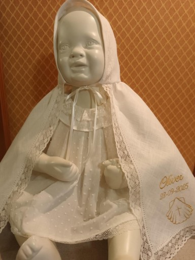 Capa de Bautizo crudo bordada [1]