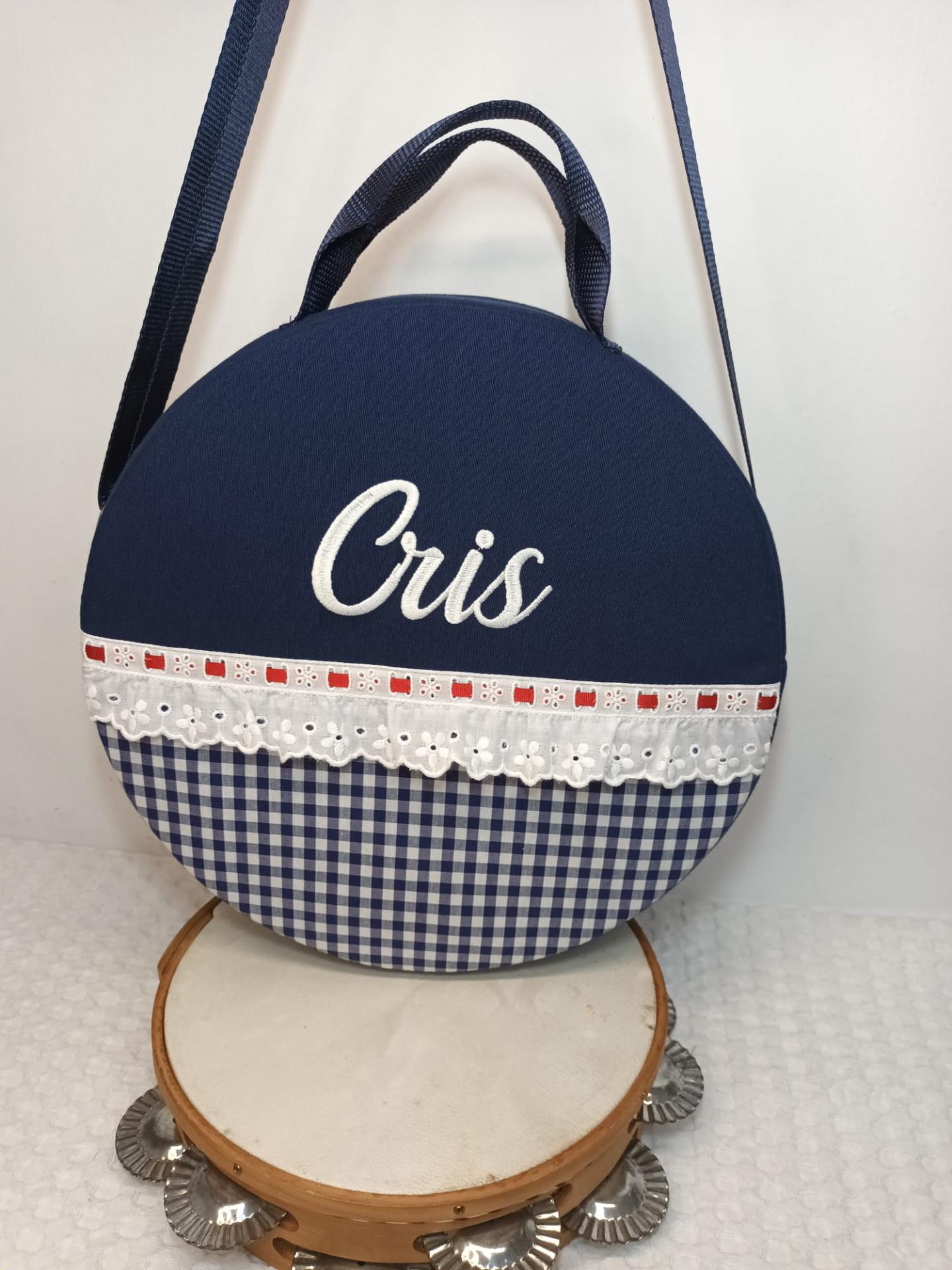 Funda Pandereta vichy Marino