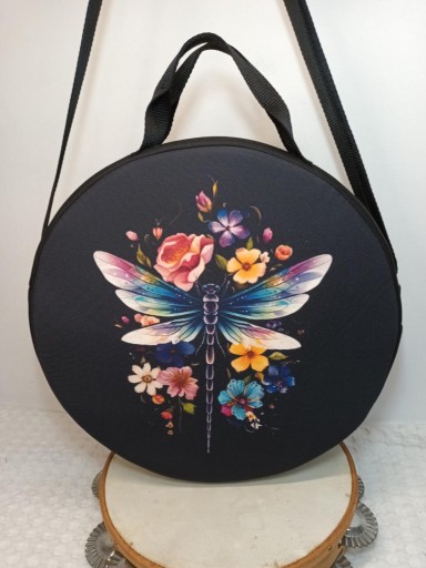 Funda Pandereta Libélulas. [1]