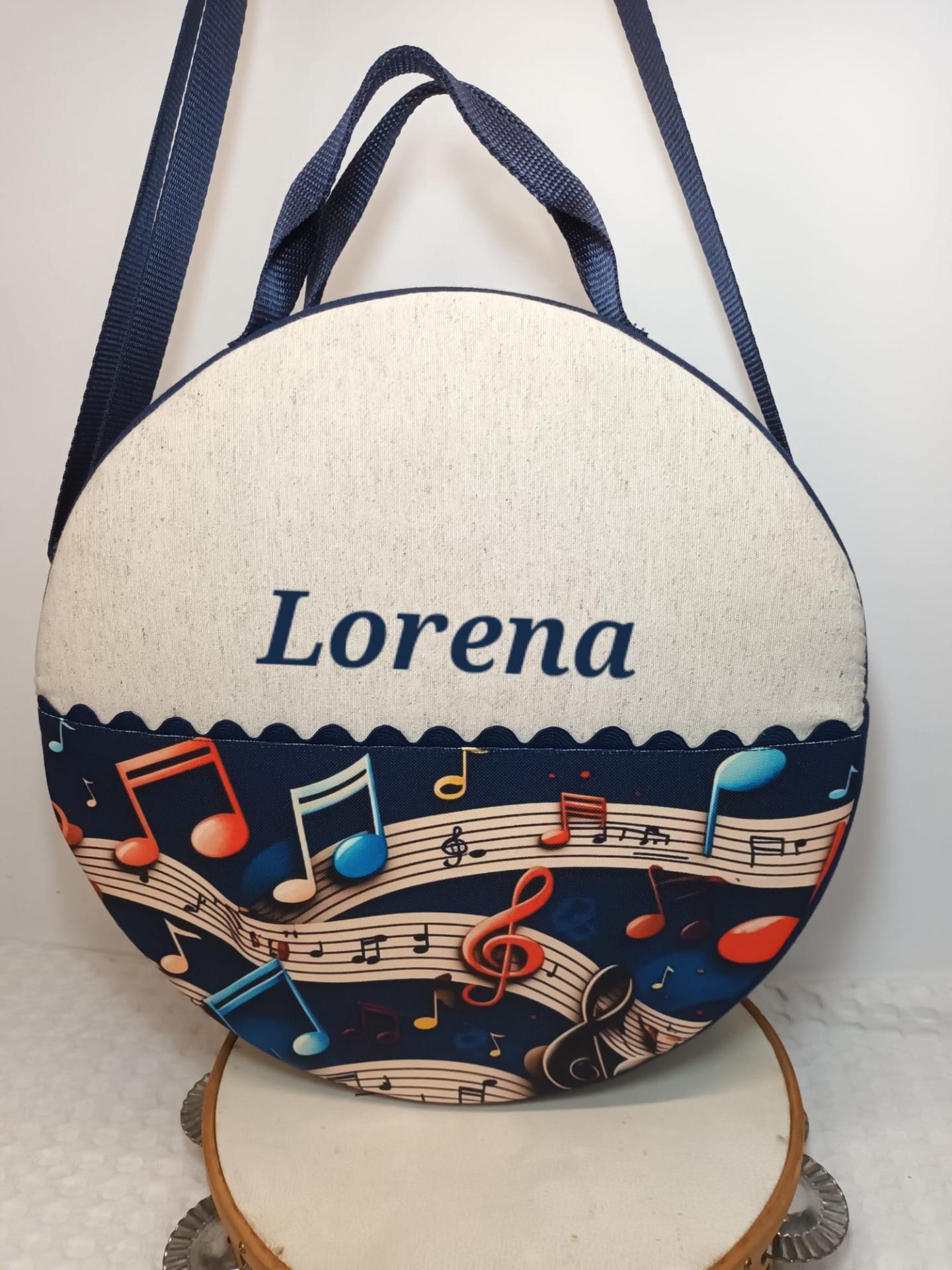 Funda Pandereta Pentagrama Mágico.